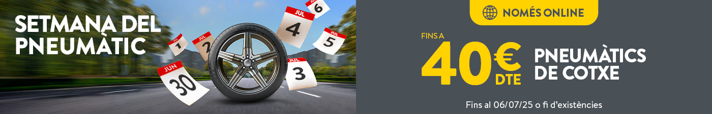 Setmana del pneumàtic a Rodi%2C emporta't fins a 40€ de descompte