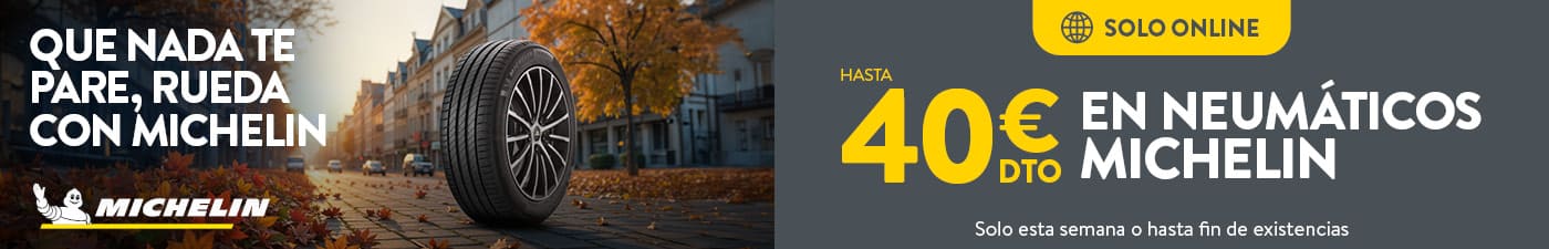 Hasta 40€ de descuento en neumáticos Michelin en Rodi Motor Services