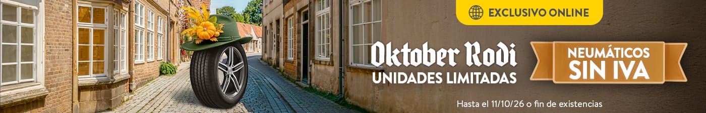 Oktober Rodi - Neumáticos SIN IVA