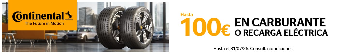 Hasta 100€ en carburante con tus neumáticos Continental en Rodi Motor Services