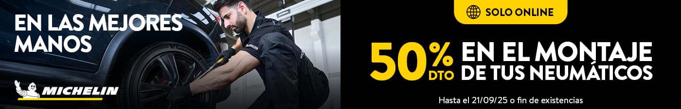 50% de descuento en el montaje de neumáticos Michelin en Rodi Motor Services