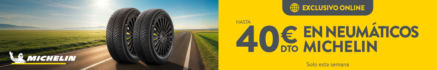 Hasta 40€ de descuento en neumáticos Michelin en Rodi Motor Services