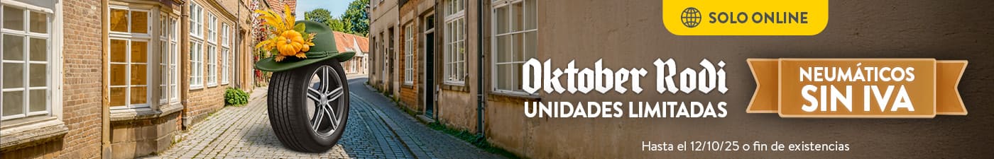 Oktober Rodi - Neumáticos SIN IVA