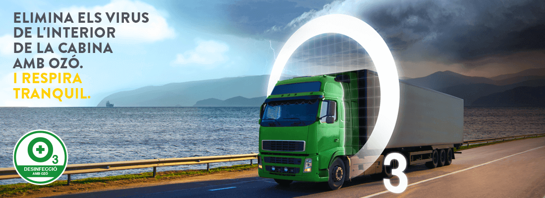 elimina els virus de l'interior de la cabina del camió amb ozó! - rodi