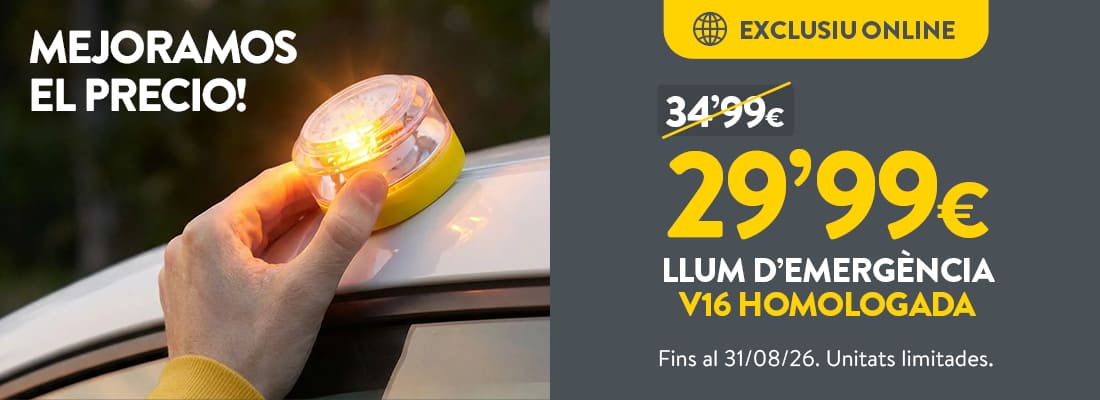 descompte llum d'emergència v16 homologada - rodi