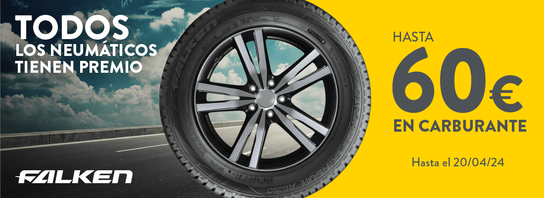 neumáticos falken con hasta 40€ en carburante - rodi