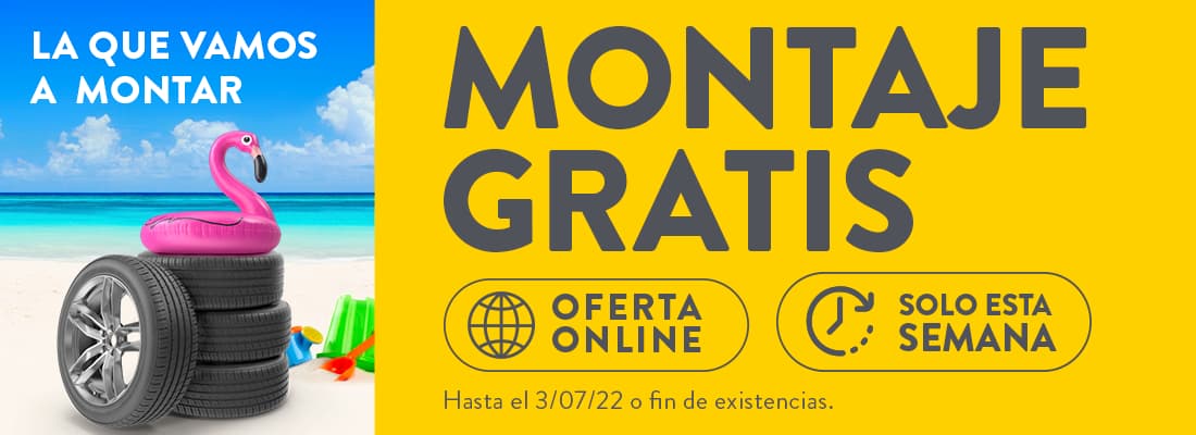 descuento neumáticos montaje gratis - rodi