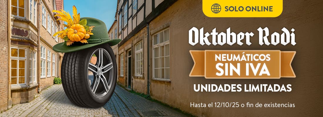 oktober rodi ¡el mejor descuento del otoño en neumáticos! - rodi