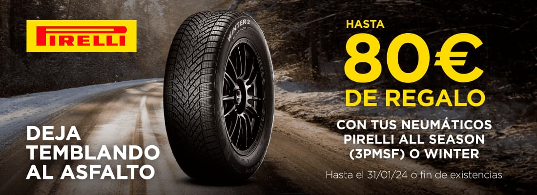 neumáticos pirelli invierno y 4 estaciones con hasta 100€ - rodi