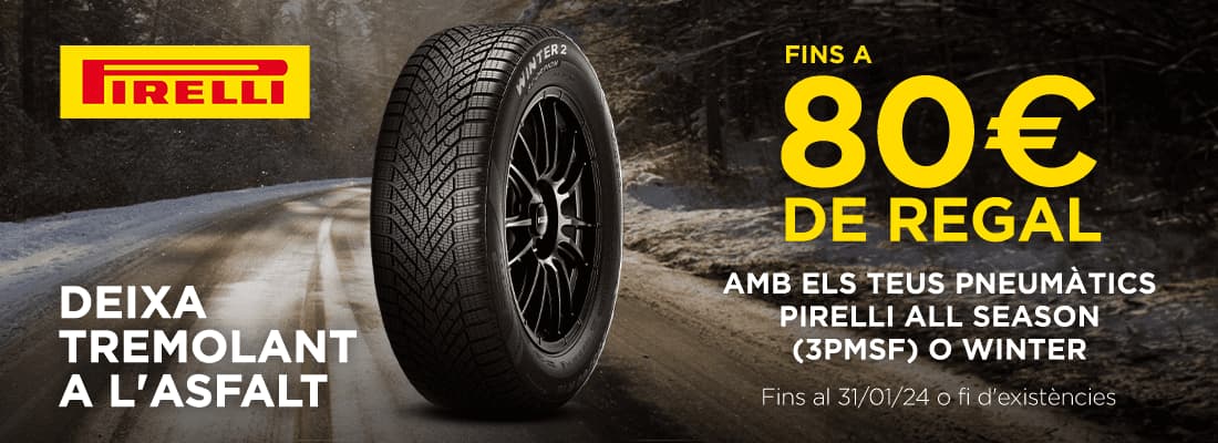 pneumàtics pirelli hivern i 4 estaciones amb fins 100€ - rodi