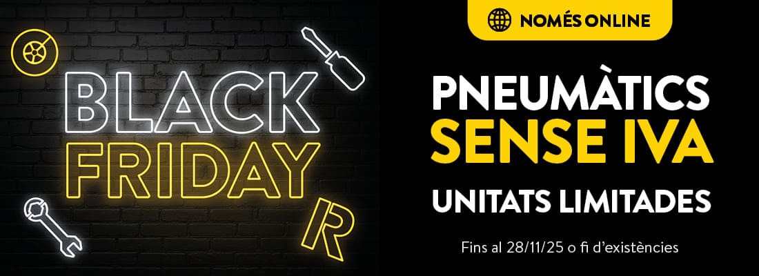 black friday a rodi: pneumàtics sense iva! - rodi