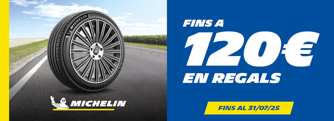 pneumàtics michelin amb fins a 120€ en regals - rodi