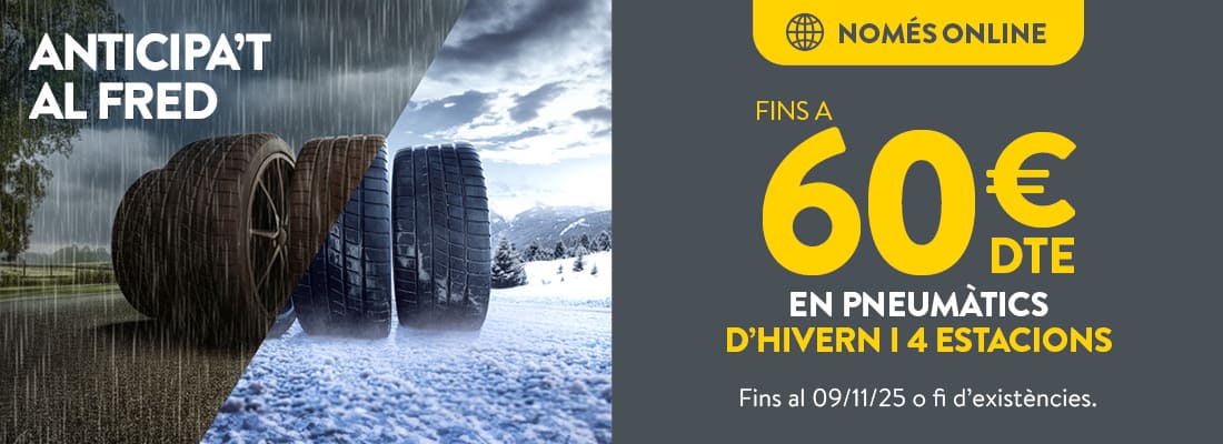 setmana blanca rodi - pneumàtics d'hivern i 4 estacions amb descompte - rodi