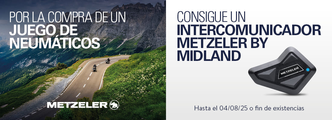 neumáticos metzeler con regalo de un intercomunicador - rodi