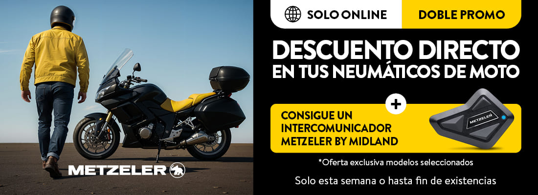 neumáticos metzeler con descuentos y carburante de regalo - rodi