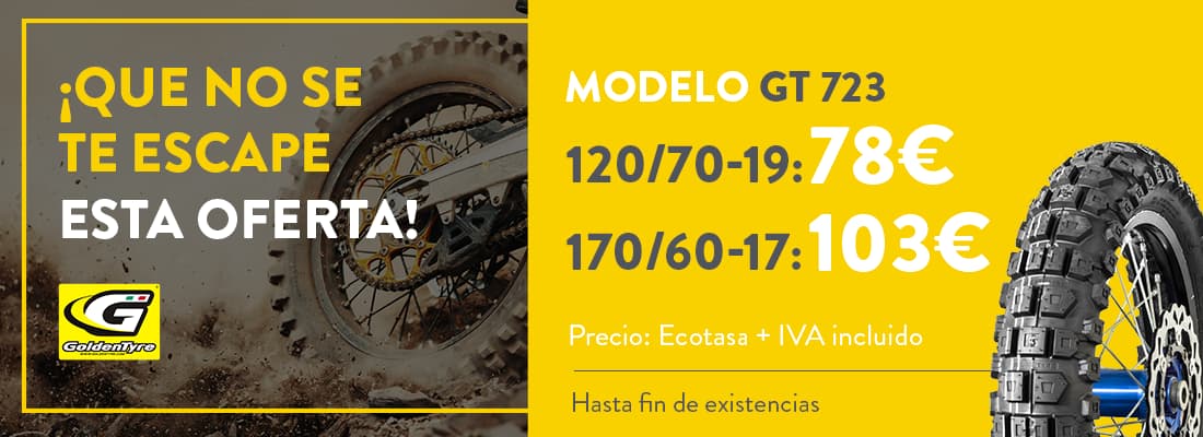 neumáticos goldentyre moto trail modelo gt 723 - rodi