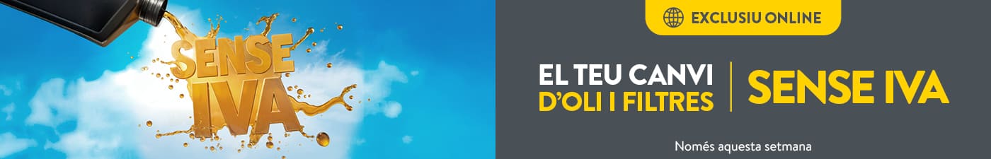 Revisions i canvi d'oli i filtres SENSE IVA a Rodi Motor Services